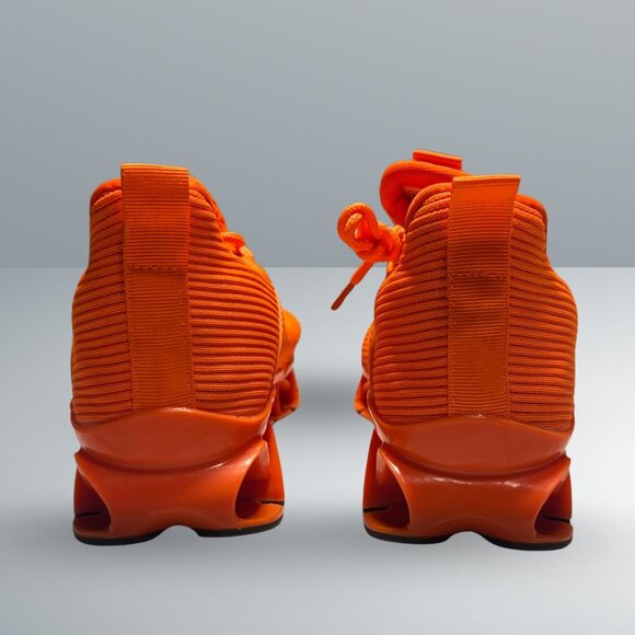 NEW Orange Mesh Lightweight Breathable Trainers Size 7 - Picture 7 of 8